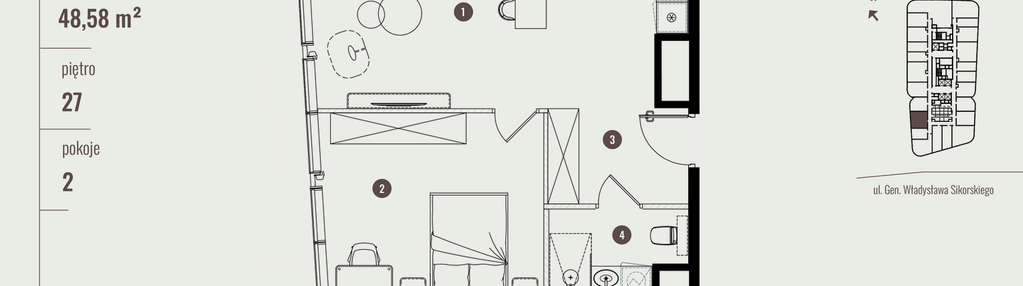 Mieszkanie w inwestycji: Quorum Tower