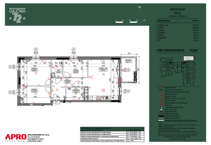 Mieszkanie w inwestycji: Wspólnota Mieszkaniowa Gajowa 72