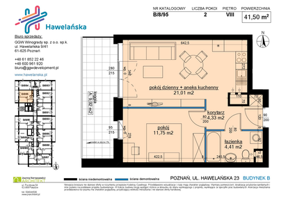 Mieszkanie w inwestycji: Osiedle Hawelańska etap III - bud. B