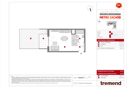 Mieszkanie w inwestycji: Dzielnica Mieszkaniowa Metro Zachód - etap 8