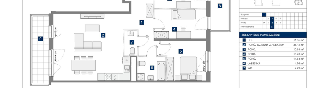 Mieszkanie w inwestycji: Apartamenty Park Matecznego Etap 2.2