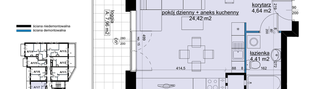 Mieszkanie w inwestycji: Osiedle Hawelańska etap III - bud. A