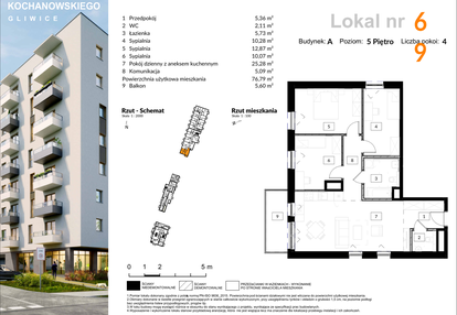 Mieszkanie w inwestycji: Osiedle Kochanowskiego - Gliwice
