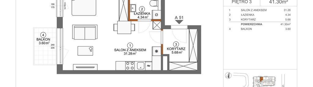 Mieszkanie w inwestycji: Apartamenty Rusałki