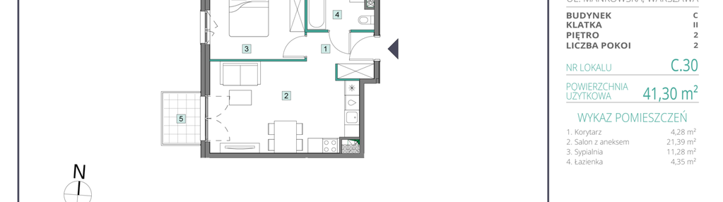 Mieszkanie w inwestycji: Osiedle Salvia