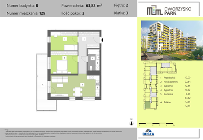 Mieszkanie w inwestycji: Dworzysko Park - Etap II