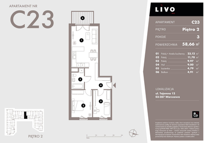 Mieszkanie w inwestycji: Livo