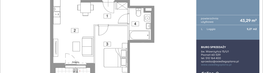 Mieszkanie w inwestycji: Goplana budynek F