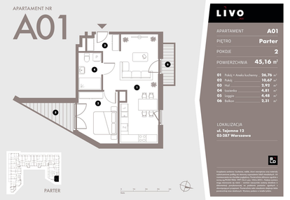 Mieszkanie w inwestycji: Livo