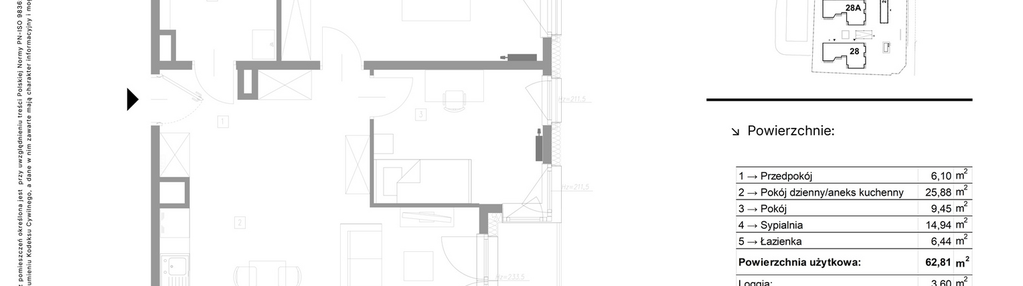 Mieszkanie w inwestycji: Strzelców 28