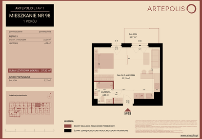 Mieszkanie w inwestycji: Artepolis