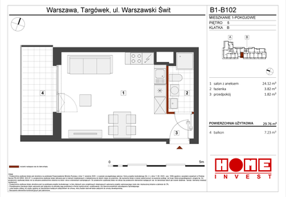 Mieszkanie w inwestycji: Warszawski Świt etap VIII