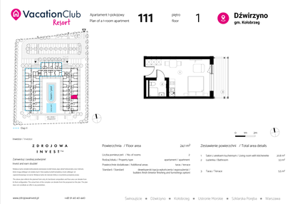 Mieszkanie w inwestycji: VacationClub Resort