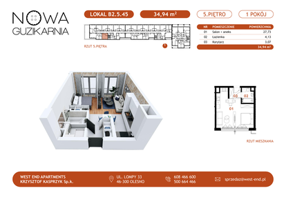 Mieszkanie w inwestycji: Nowa Guzikarnia