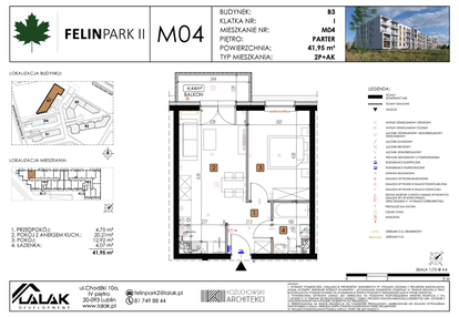 Mieszkanie w inwestycji: Felin Park II etap 2