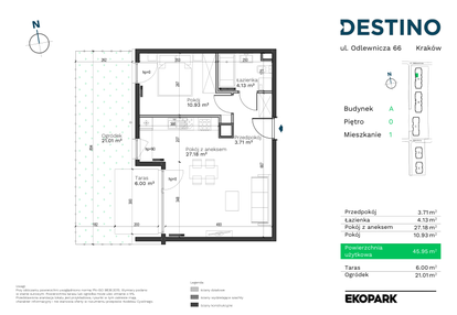 Mieszkanie w inwestycji: Destino