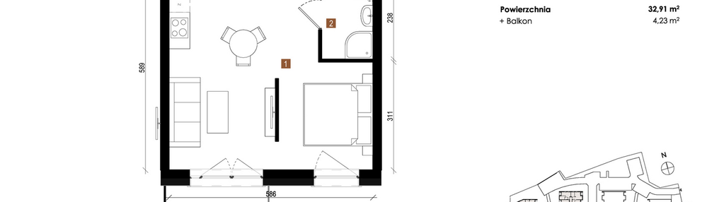 Mieszkanie w inwestycji: Apartamenty Sudetia