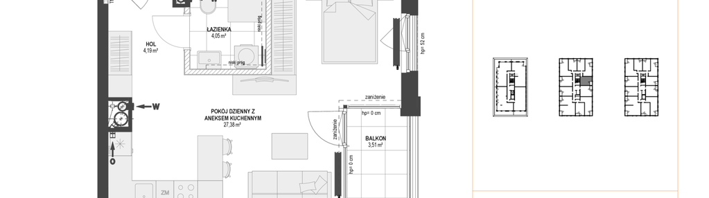 Mieszkanie w inwestycji: DOKI etap II (bud. G)