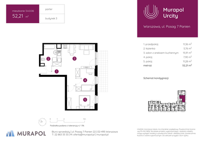 Mieszkanie w inwestycji: Murapol Urcity