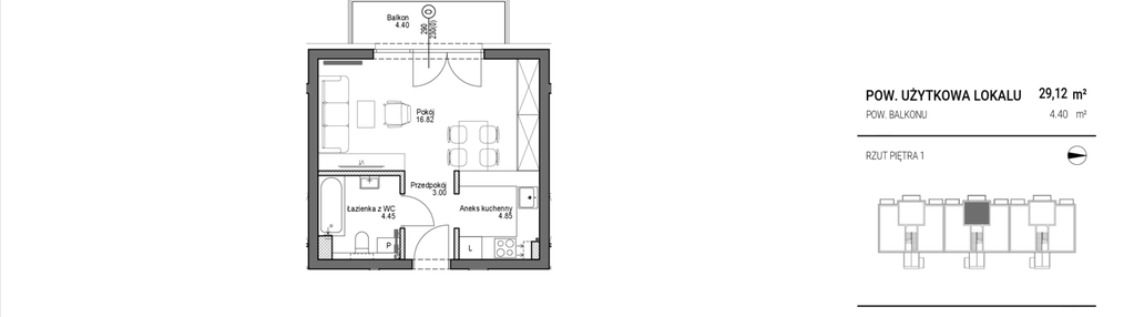 Mieszkanie w inwestycji: Tarasy Wierzycy