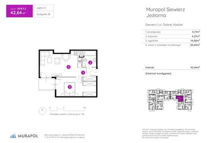 Mieszkanie w inwestycji: Murapol Siewierz Jeziorna bud. 27 i 28