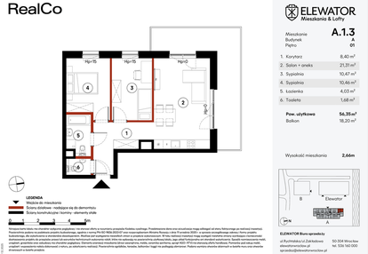 Mieszkanie w inwestycji: Elewator - Mieszkania i Lofty