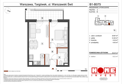 Mieszkanie w inwestycji: Warszawski Świt etap VIII