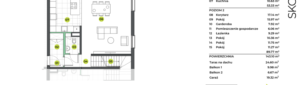 Mieszkanie w inwestycji: Skowronia
