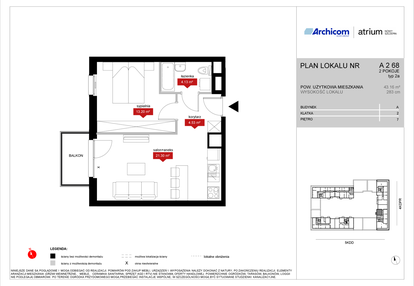Mieszkanie w inwestycji: Atrium - Nowy Szczepin