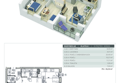 Mieszkanie w inwestycji: Sobola Biel A8