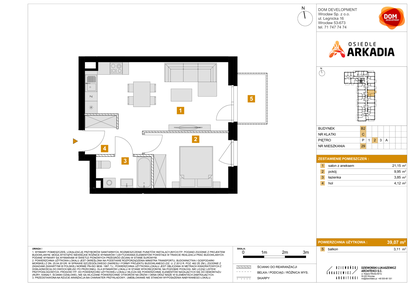 Mieszkanie w inwestycji: Osiedle Arkadia