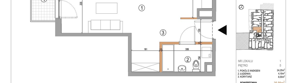 Mieszkanie w inwestycji: 5th Avenue Apartments