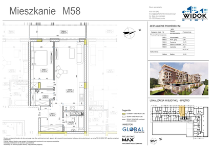 Mieszkanie w inwestycji: Apartamenty Widok Włoszczowa