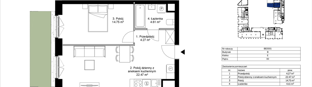 Mieszkanie w inwestycji: Awangarda Mogilska