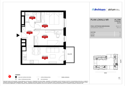 Mieszkanie w inwestycji: Atrium - Nowy Szczepin