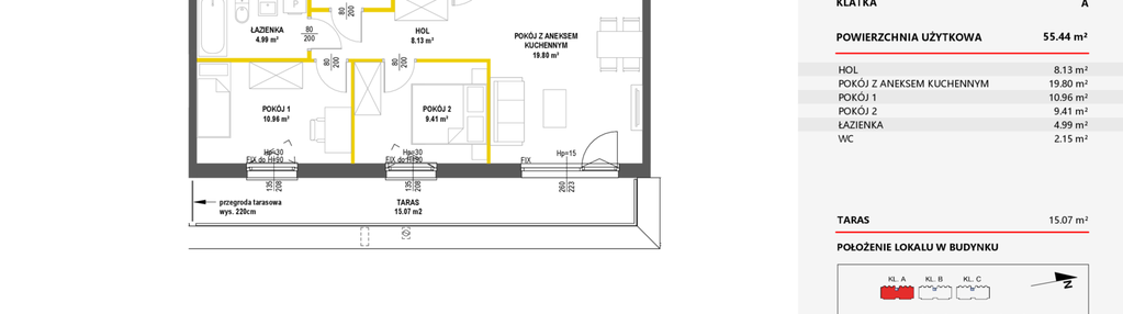 Mieszkanie w inwestycji: Miasteczko Nova Fala 2