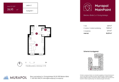 Mieszkanie w inwestycji: Murapol MainPoint