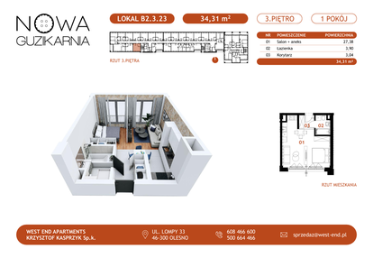 Mieszkanie w inwestycji: Nowa Guzikarnia
