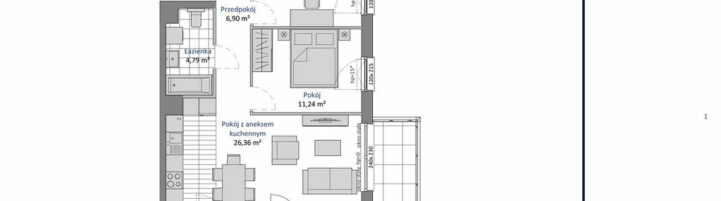 Mieszkanie w inwestycji: Nowa Dąbrowa