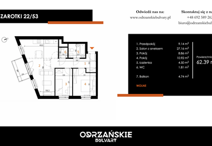 Mieszkanie w inwestycji: Odrzańskie Bulvary