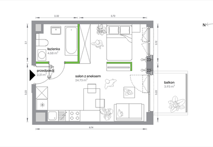 Mieszkanie w inwestycji: Sochaczewska Vita