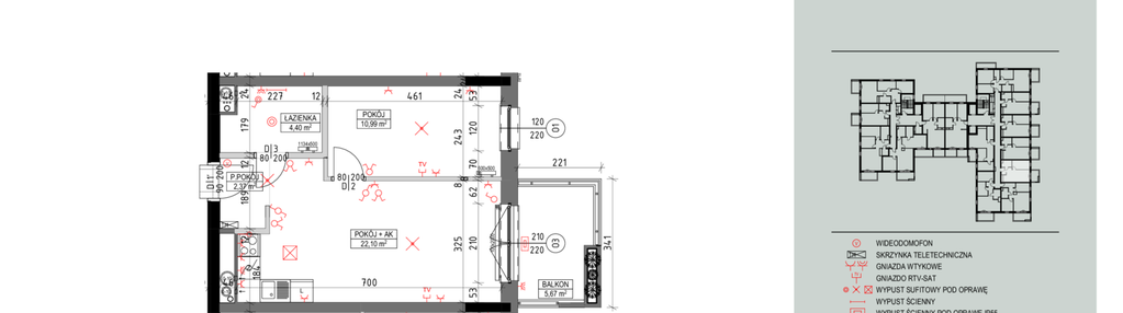 Mieszkanie w inwestycji: Wspólnota Mieszkaniowa Gajowa 72