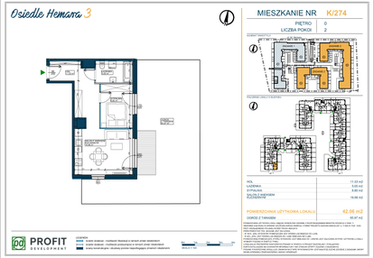 Mieszkanie w inwestycji: Osiedle Hemara - etap III bud. 2 i 3