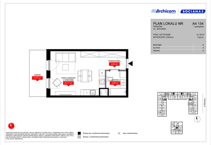 Mieszkanie w inwestycji: Osiedle Bociana 5