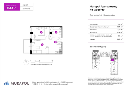 Mieszkanie w inwestycji: Murapol Apartamenty na Wzgórzu - bud. 4 i 5