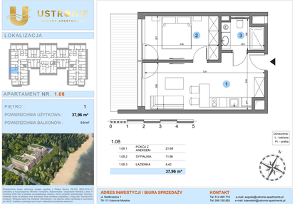 Mieszkanie w inwestycji: Ustronie Luxury Apartments