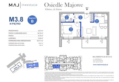 Mieszkanie w inwestycji: Osiedle Majowe 2.0