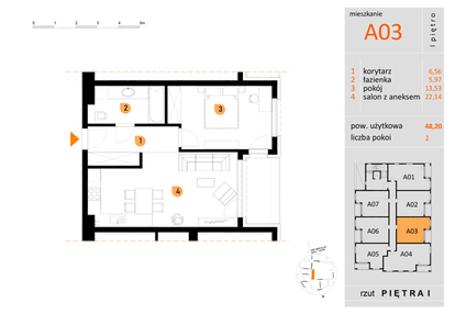 Mieszkanie w inwestycji: Apartamenty Konarskiego