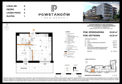Mieszkanie w inwestycji: Powstańców Residence