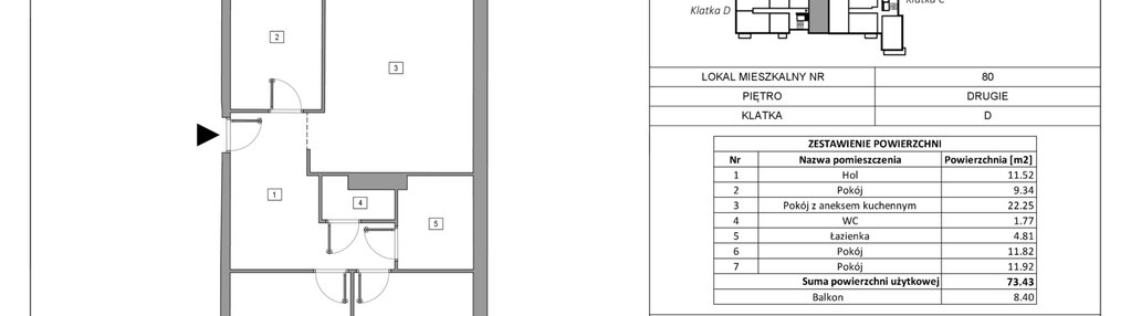 Mieszkanie w inwestycji: Wolne Miasto etap VII